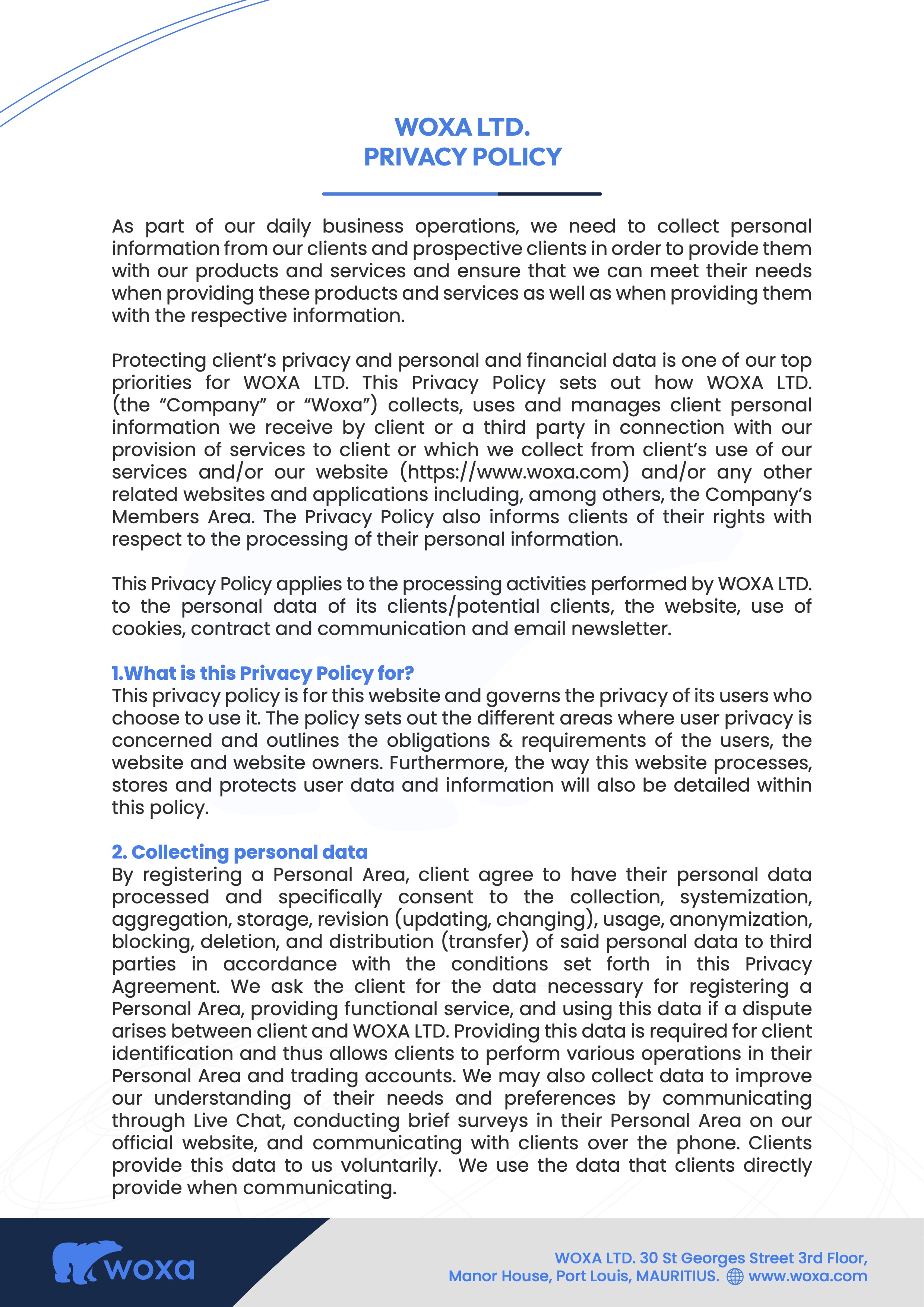 Privacy Policy 2