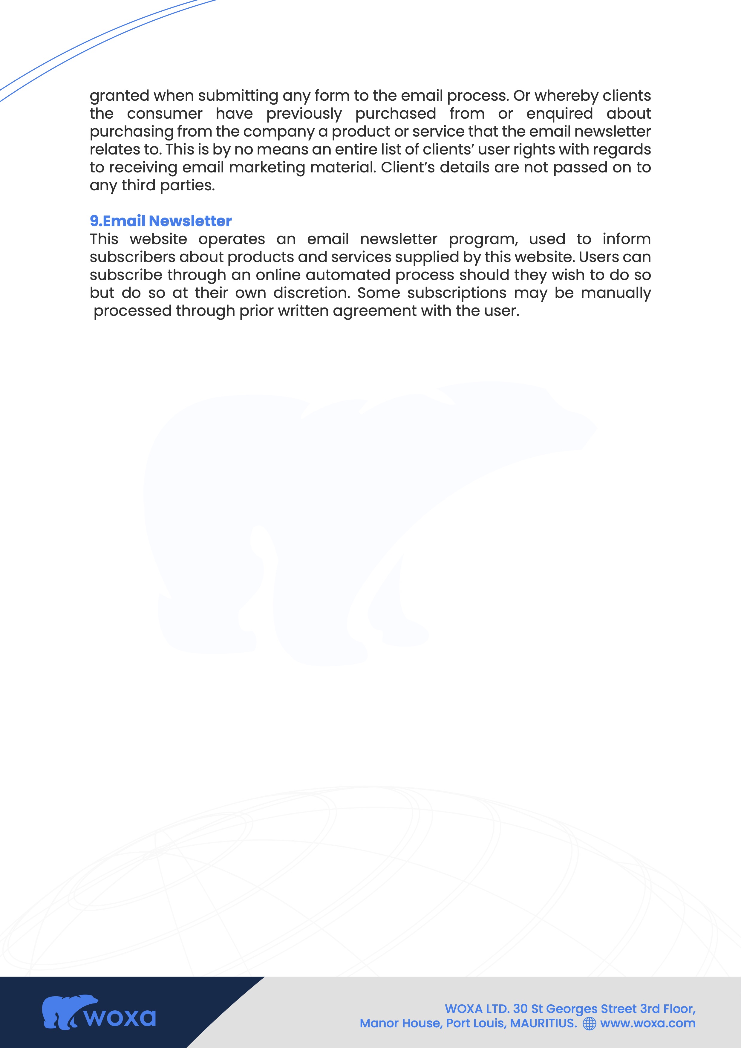 Privacy Policy 5